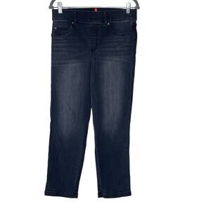 SPANX  PULL ON VINTAGE  BLACK STRAIGHT JEAN SIZE M‎